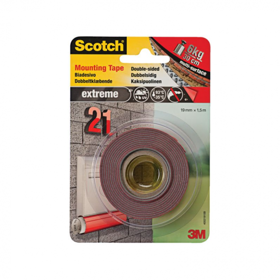 Scotch mountingtape extreme 9mmx1,5m