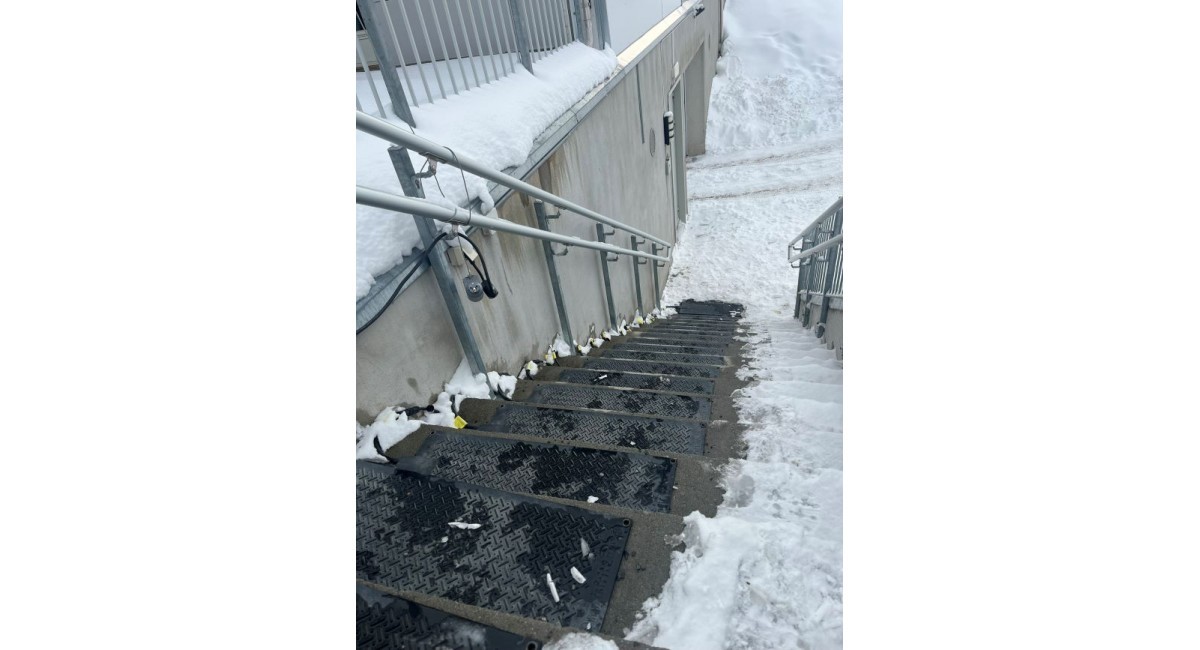 Sklisikker betongtrapp