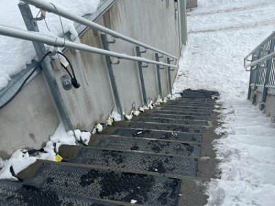 Sklisikker betongtrapp